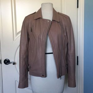 Amaryllis Leather Moto jacket